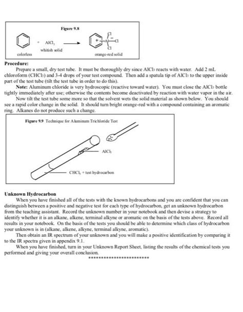 drops in test tubes|Experiment 9 Qualitative Tests For Hydrocarbons; Unknown .